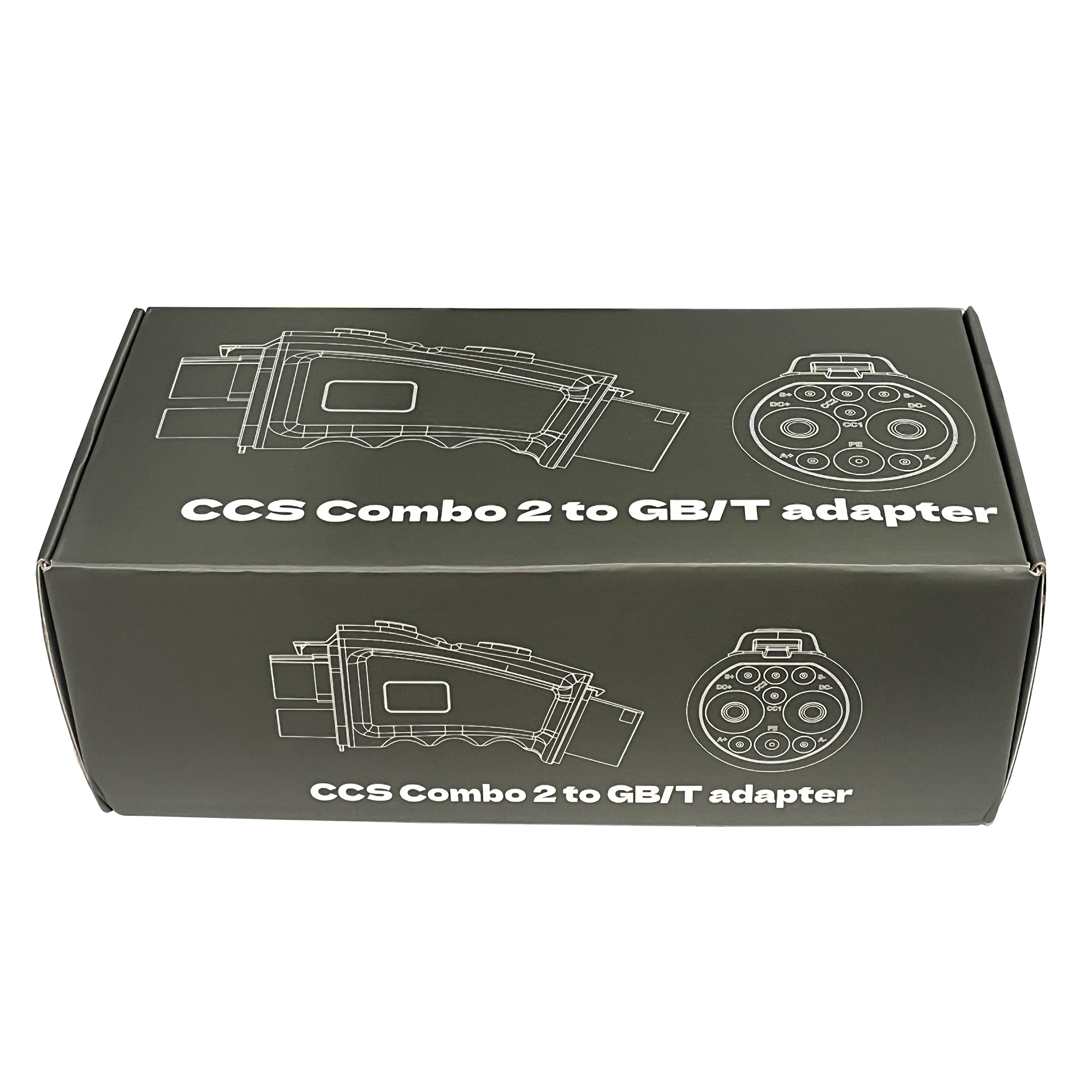 200A/125A DC Max Portable Type Professional Chademo Ccs Adapter Custom Dc Ev Charger Ccs2 To Gbt Adapter