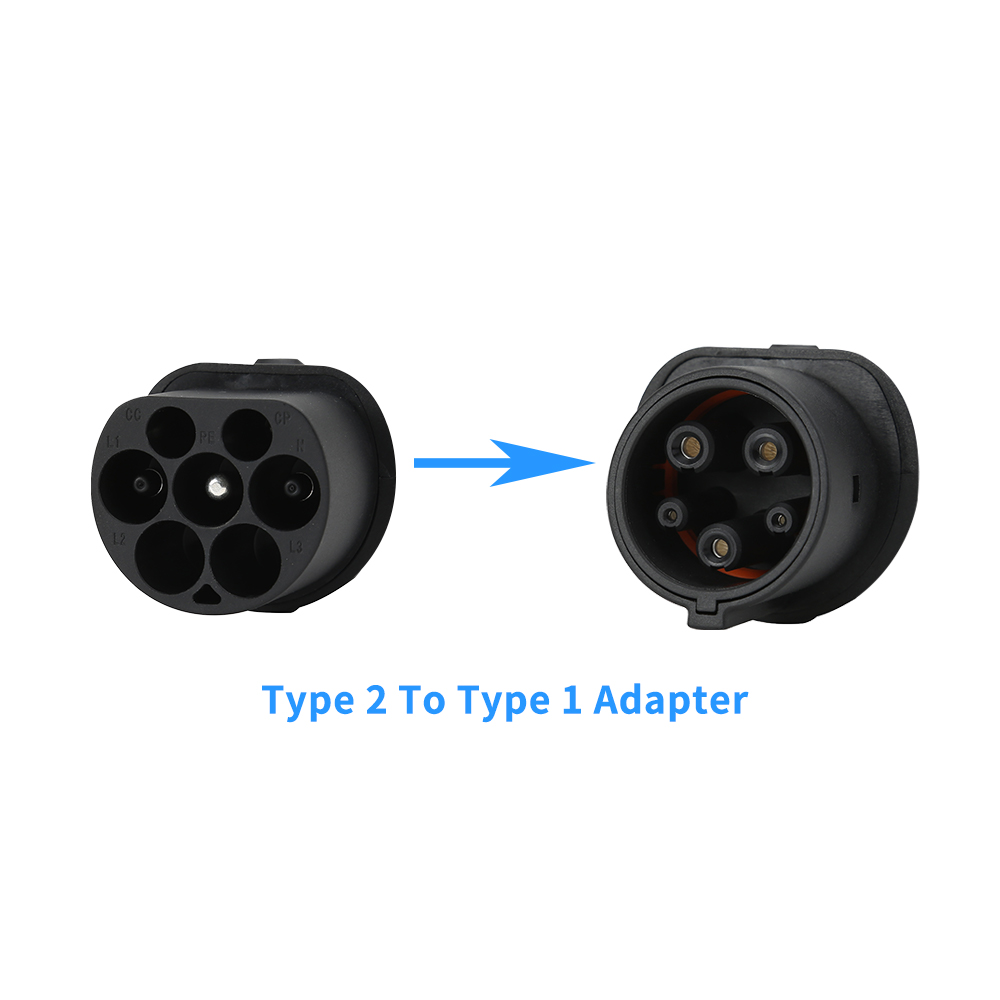 32A Type 2 To Type 1 EV Adapter 