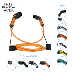 Customized Type 2 to Type 2 Model 3 TPU EV Charging Cable