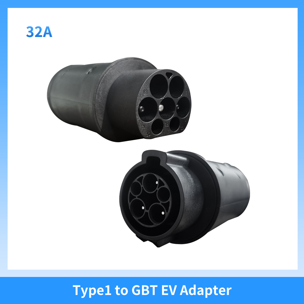 32A Single Phase Type 1 to GB/T EV Adapter 