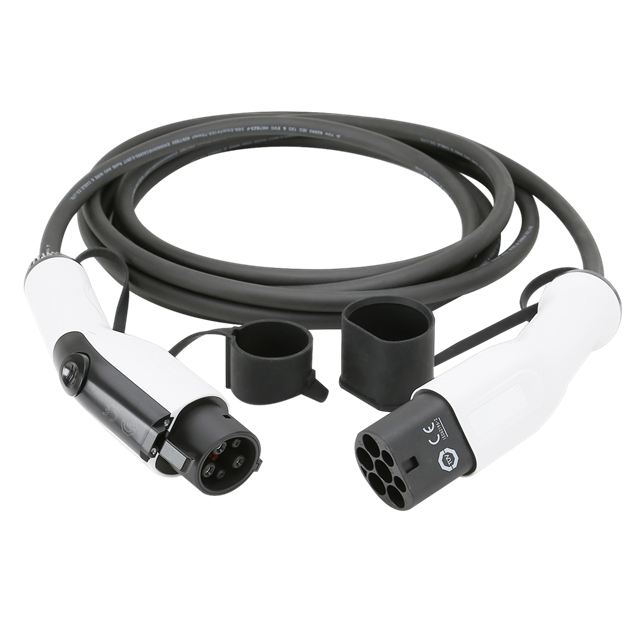 Type 1 to Type 2 EV charging cable